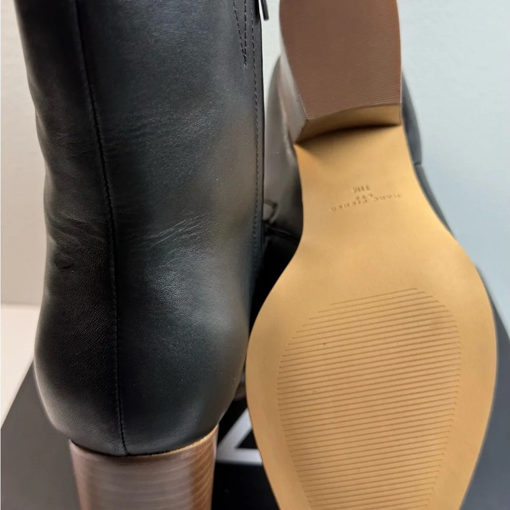 Marc Fisher Sleek Black Ankle Booties